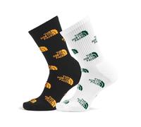 The North Face Unisex Everyday Crew Logo - 2P Calzini Tnf Black/Summit Gold/T S