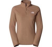 The North Face - W 100 Glacier 1/4 Zip - EU Glacier Marrone - Abbigliamento - Taglia XS XS Marrone