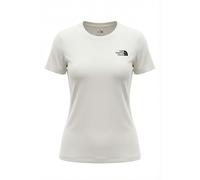 T-shirt The North Face Simple Dome Evolution Slim manica corta bianca donna - L