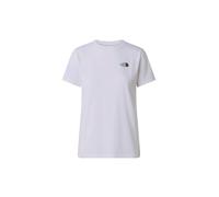 T-shirt The North Face Simple Dome Evolution Slim manica corta bianca donna - L