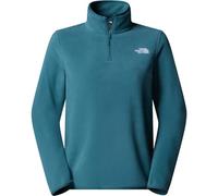 Pile The North Face Glacier Fleece Quarter Zip blu verdastro donna - L
