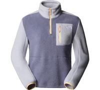 The North Face - Pile donna con mezza zip - W Yumiori 1/4 Zip Twilight Galaxy Blue Flax Mineral Salt per Donne - Taglia M - Viola