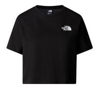 THE NORTH FACE Maglietta 'Cropped Simple Dome T-Shirt' nero / bianco, Taglia L