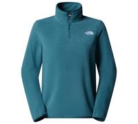 The North Face - Pile donna con mezza zip - W Glacier Fleece 1/4 Zip Jacket Space per Donne - Taglia L - Blu