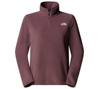The North Face - Women's Glacier Fleece 1/4 Zip Jacket - Pullover in pile S lilla