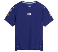 The North Face - T-shirt da trail running - W Summit High Trail SS Graphic Bold Blue per Donne in Poliestere Riciclato - Taglia XS