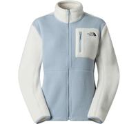 The North Face - Pile con zip in poliestere riciclato - W Yumiori Full Zip Frost Grey White per Donne in Poliestere Riciclato - Taglia S - Bianco
