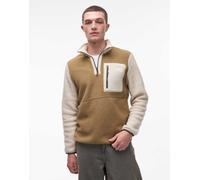 The North Face - Yumiori - Pile beige color block con zip corta-Verde M