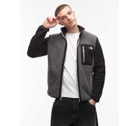 The North Face - Yumiori - Pile grigio color block con zip XS