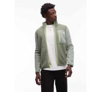 The North Face - Yumiori - Pile verde chiaro color block con zip XL