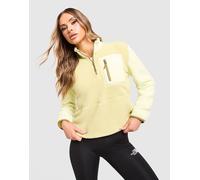 The North Face Yumori 1/4 Zip Fleece Top, giallo L
