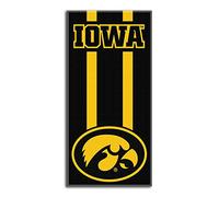THE NORTHWEST COMPANY Telo mare con licenza ufficiale NCAA Zone Read, diversi colori, 76,2 x 60, Nero, 30" x 60"