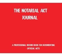 The Notarial Act Journal- Red