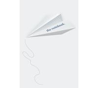 The Notebook.: Notebook or Journal Simple unique design Blue cover with paper plane To write or draw in For studies work school