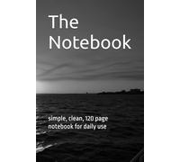 The Notebook: simple, clean, 120 page notebook for daily use