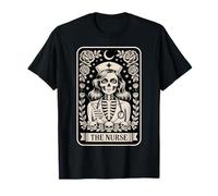 The Nurse Skeleton Tarot Card Funny Nursing Nurse RN LPN NP Maglietta