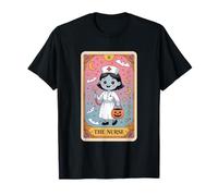 The Nurse Tarocco Card Halloween - Carino Mistico Infermiera Costume Maglietta