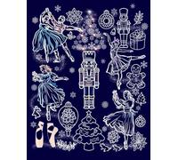 The Nutcracker Ballet Composition Notebook for Ballerinas: Wide Ruled 110 pages (8.5 x 11 inches)