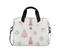 The Nutcracker - Borsa a tracolla per computer portatile, con manico e tracolla, 15,6", colore: Bianco