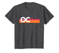 The OC Surfer On The Horizon White Maglietta, Bambini, Grigio Scuro, 8 Anni