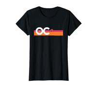 The OC Surfer On The Horizon White Maglietta, Donna, Nero, M