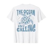 The Ocean IS Calling X Nature Beach Tartaruga Maglietta