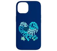 The Ocean is My Happy Place Sea Beach Life Better Flip Flops Custodia per iPhone 14