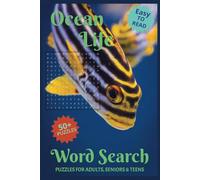 The Ocean Life Word Search Puzzle Book: Word searches with easy-to-read print about Life in the Ocean, Nature, and more | 6x9 inches, 112 pages | 50+ ... for Vacations, Holidays, and Free Times