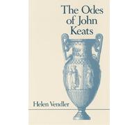 Helen Vendler The Odes of John Keats (Tascabile)