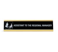 The Office Assistente To Regionale Manager Scrivania Piastra Misure 25.4x5.1cm