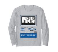 The Office Dunder Mifflin Copy Paper Label Maglia a Manica