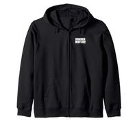 The Office Dunder Mifflin Logo Left Chest and Back Felpa con Cappuccio