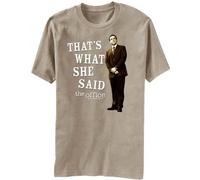 The Office Dunder Mifflin Michael Scott That's What She Said Maglietta TV 9582