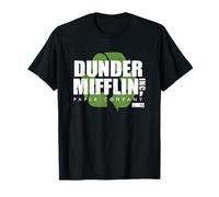 The Office Dunder Mifflin Recycle Logo Maglietta