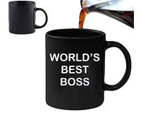 The Office Dunder Mifflin World's Best Boss Magic Heat Changing Mug Natale divertente regalo celebrazione lavastoviglie/forno a microonde