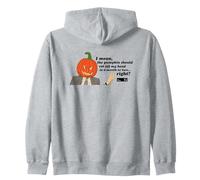 The Office Halloween Dwight Schrute Pumpkin Head Felpa con Cappuccio