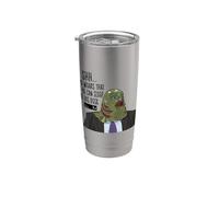 The Office Halloween Stanley Hudson Fish Costume Bicchiere termico in acciaio inox doppia parete