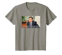 The Office Michael Non ne Ho Idea Maglietta, Bambini, Ardesia, 6 Anni