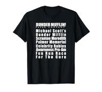 The Office Michael Scott Fun Run with Dunder Logo Maglietta
