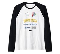 The Office Monte Carlo Comes To Scranton Maglia con Maniche Raglan