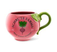 The Office Schrute Farms Beet Tazza Ceramica 3D Sculptata | Contiene 20 Once