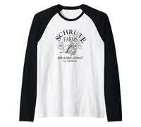 The Office Schrute Farms Large Label Maglia con Maniche Raglan