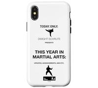 The Office This Year In Martial Arts Dwight Schrute Custodia per iPhone X/XS