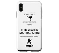 The Office This Year In Martial Arts Dwight Schrute Custodia per iPhone XS Max