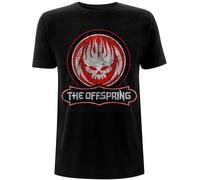 Offspring the - The Offspring Distressed Skull Uomo T-Shirt Nero L 100% Cotone Regular