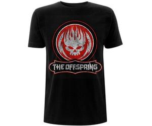 The Offspring Distressed Skull Black L Maglietta