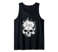 The Offspring Official White Skull Logo Canotta