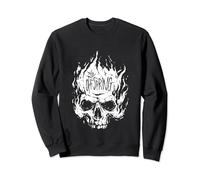The Offspring Official White Skull Logo Felpa