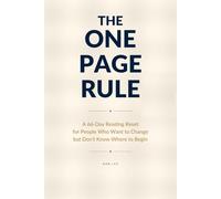 The One Page Rule: A 66-Day Reading Reset for People Who Want to Change but Don’t Know Where to Begin