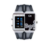 THE ONE - Slider Dual Time Watch - - Accessories - Uomo - Grigio - ONE SIZE